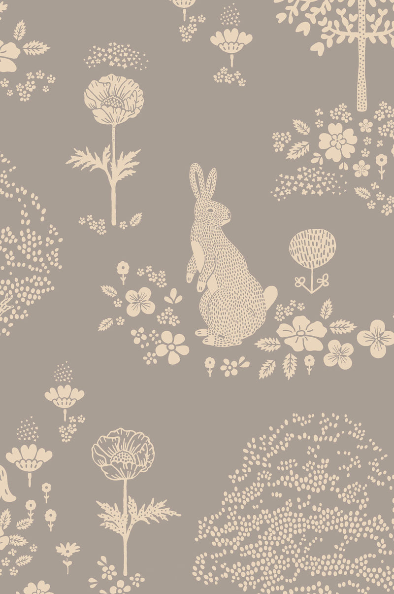 media image for Summer Fields Wallpaper in Dusty Blue 248