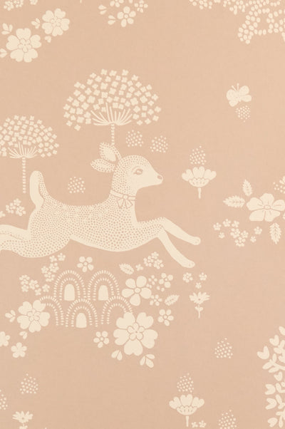 product image for Summer Fields Wallpaper in Powder Pink 1