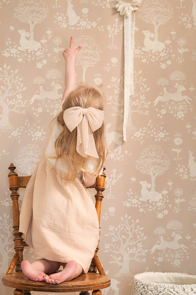 product image for Summer Fields Wallpaper in Powder Pink 69