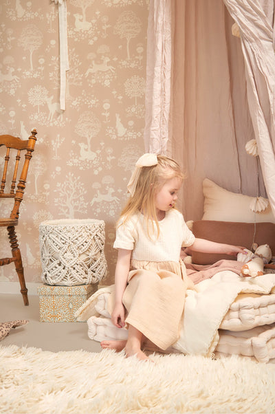 product image for Summer Fields Wallpaper in Powder Pink 92