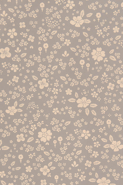 product image for Flora Wallpaper in Dusty Blue 97