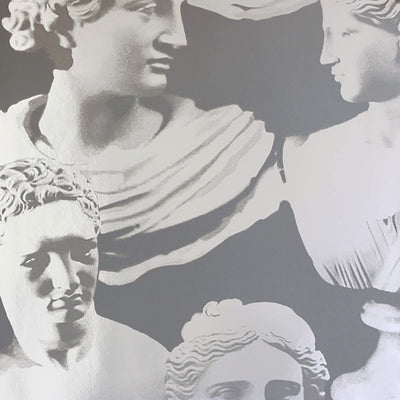 product image of Busts Antique Wallpaper in Grey 528