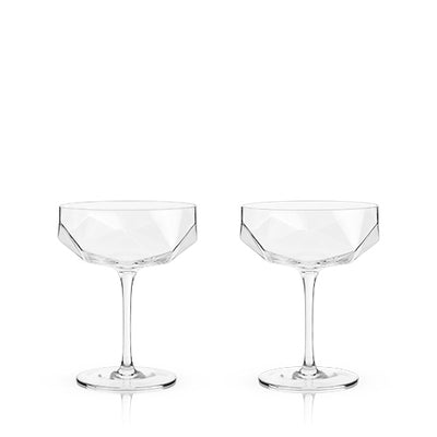 product image for raye faceted crystal coupe 2 90