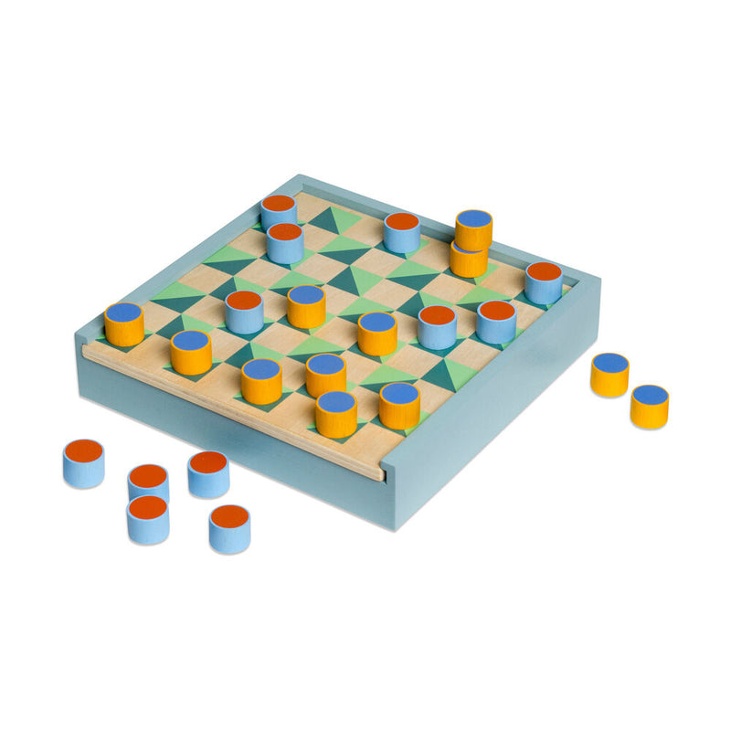 media image for 2-in-1 Chess & Checkers Set by MoMA 23