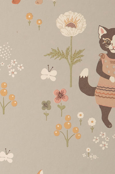 product image for Catwalk Wallpaper in Dusty Blue 72