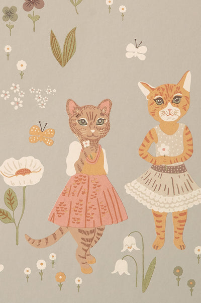 product image for Catwalk Wallpaper in Dusty Blue 22