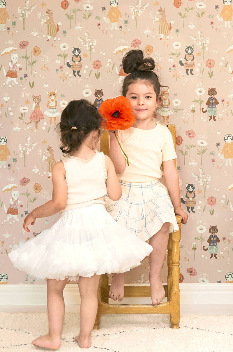 media image for Catwalk Wallpaper in Sweet Pink 212