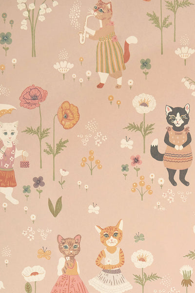 product image for Catwalk Wallpaper in Sweet Pink 46