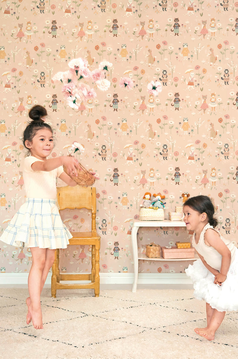 media image for Catwalk Wallpaper in Sweet Pink 268