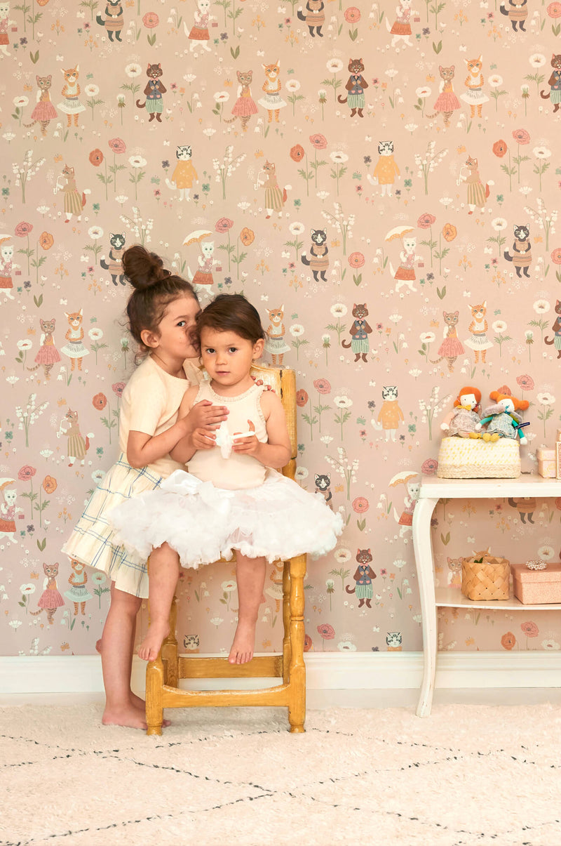 media image for Catwalk Wallpaper in Sweet Pink 214