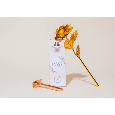 product image for rose gold safety razor 1 39