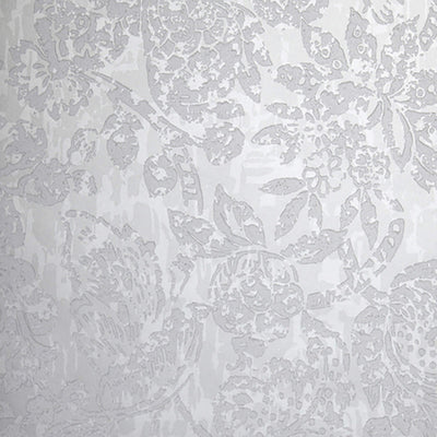 product image of Beaded Floral Abstract Wallpaper in Metallic Grey 57