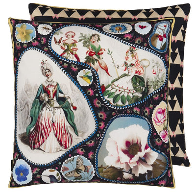 product image for Le Jardin Feerique Multicolore Cushion By Designers Guild Cccl0632 1 5