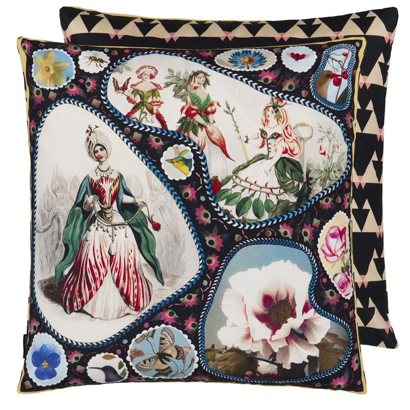 media image for Le Jardin Feerique Multicolore Cushion By Designers Guild Cccl0632 1 246