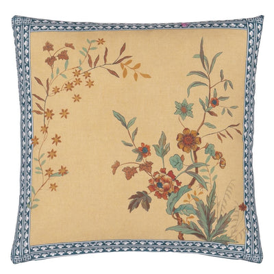 product image for Peacock Toile Sepia Cushion By Designers Guild Ccjd5082 3 57
