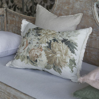 product image for Fleurs D Artistes Sepia Cushion By Designers Guild Ccdg1463 4 35