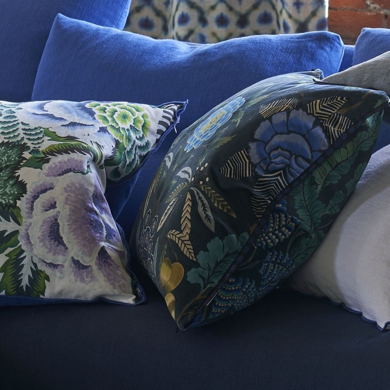 media image for Brocart Decoratif Velours Cushion By Designers Guild Ccdg1451 11 21