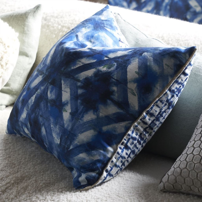 media image for Parquet Batik Cushion By Designers Guild Ccdg1459 14 276