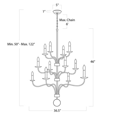 product image for caden chandelier by regina andrew 16 1270 8 42