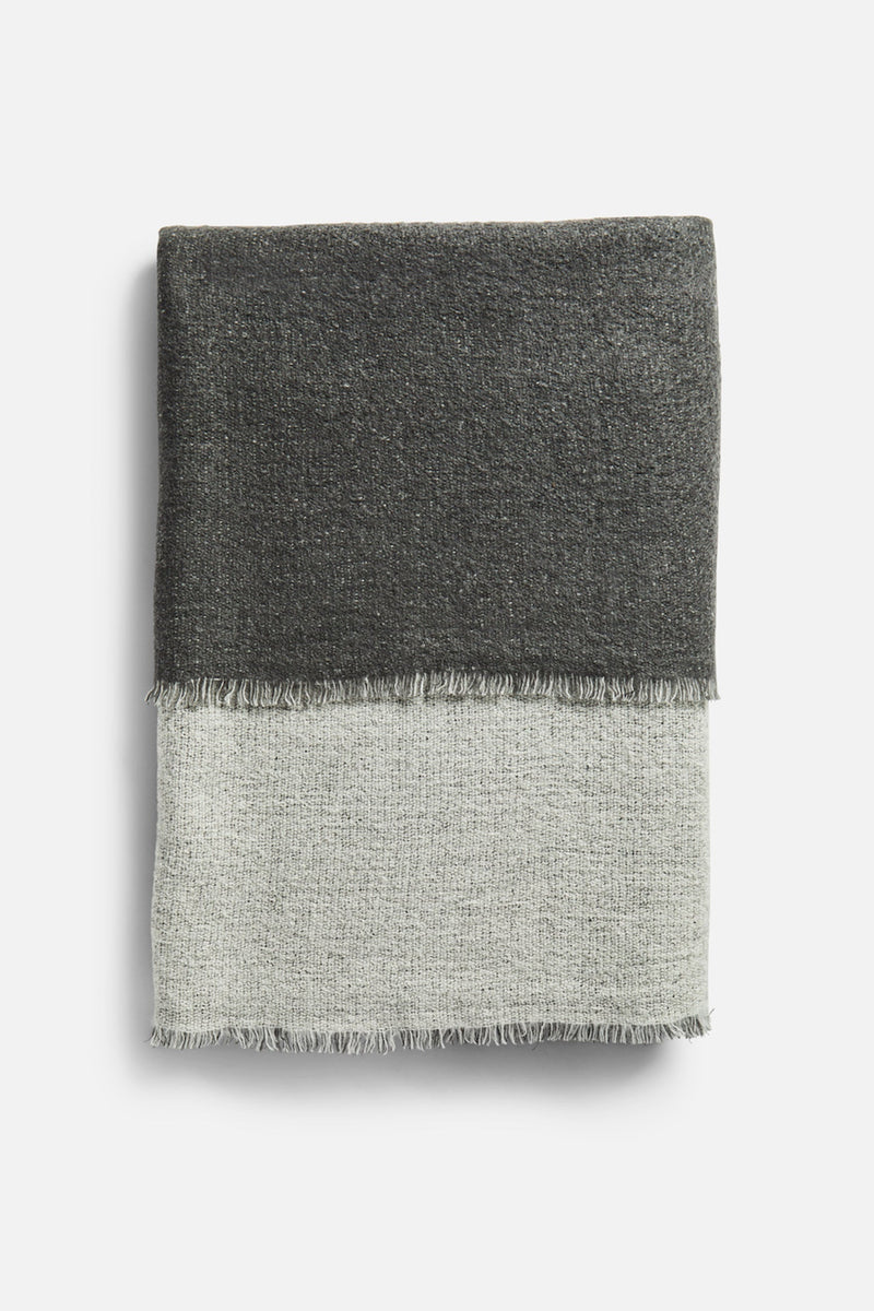 media image for double dark grey light grey throw by woud woud 160554 1 266
