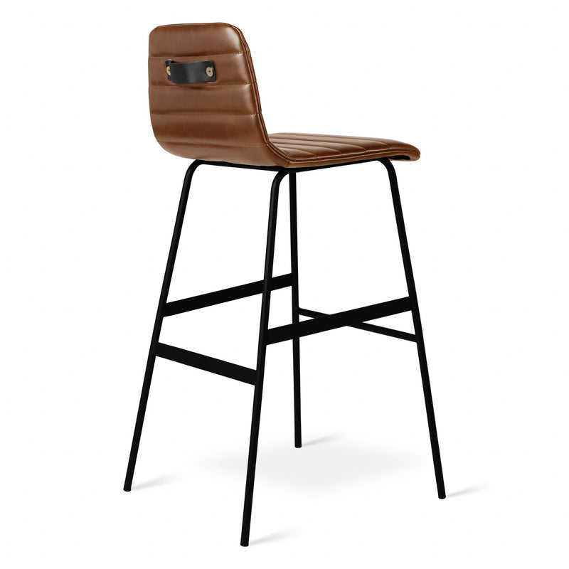 media image for Lecture Upholstered Barstool in Various Colors Alternate Image 2 244