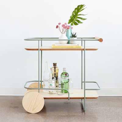 product image for Arcade Bar Cart in Various Colors Roomscene Image 2 35