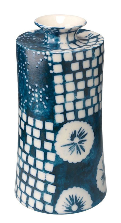 product image for Block Print Vases - Set of 4 by Jamie Young 71
