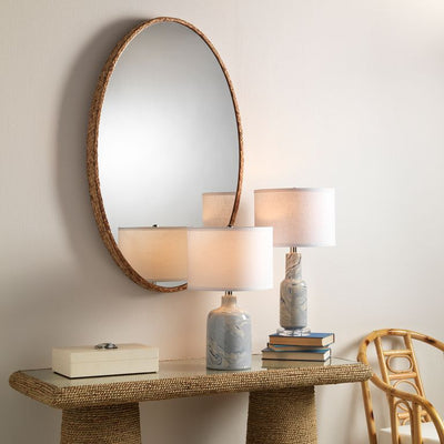 product image for Sparrow Braided Oval Mirror Styleshot Image 4 6