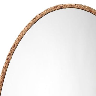 product image for Sparrow Braided Oval Mirror Front Image 2 10