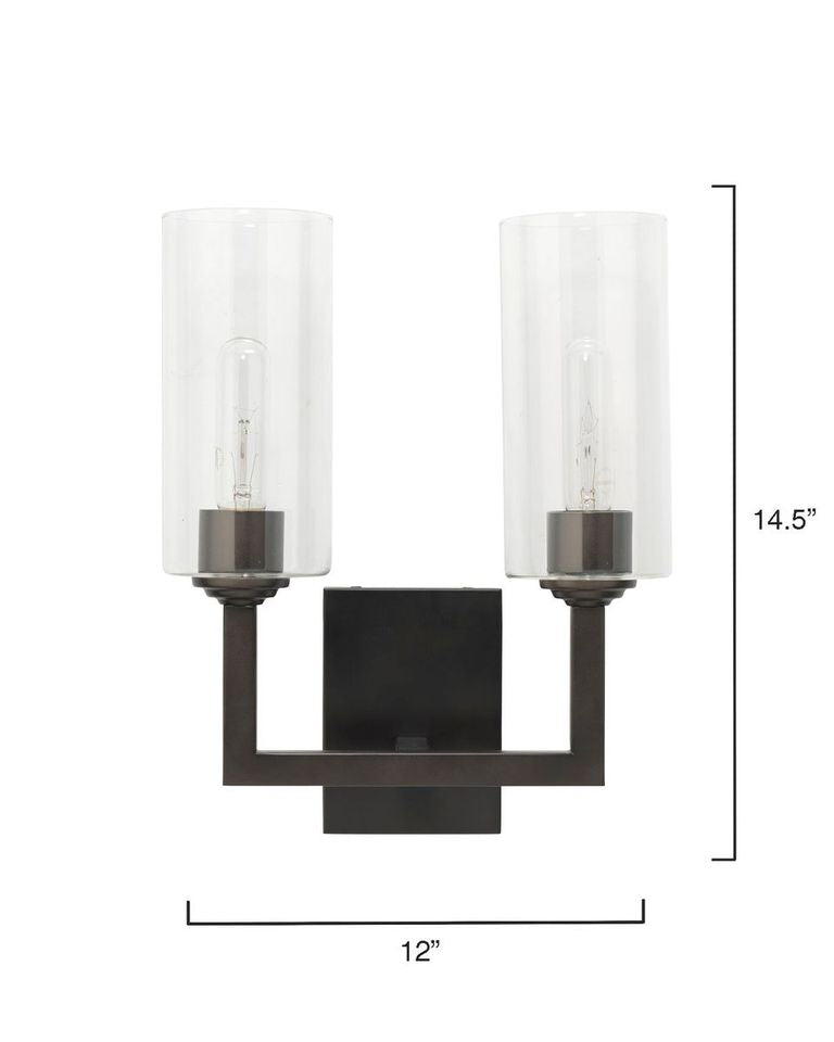 media image for Linear Double Wall Sconce Alternate Image 9 22