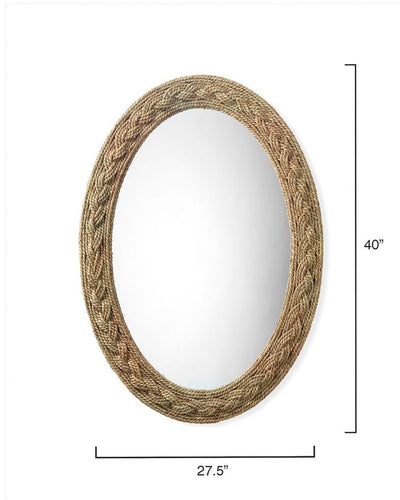 product image for Lark Braided Oval Mirror Alternate Image 9 44