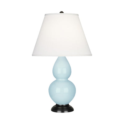 product image for baby blue glazed ceramic double gourd accent lamp by robert abbey ra 1689 4 19