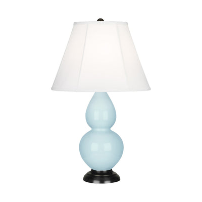 product image for baby blue glazed ceramic double gourd accent lamp by robert abbey ra 1689 3 9
