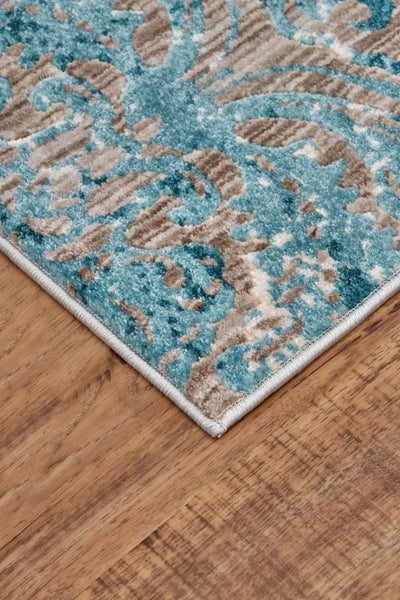product image for Arsene Blue and Taupe Rug by BD Fine Corner Image 1 33