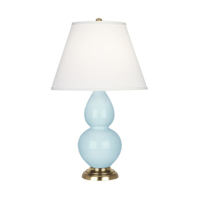 product image for baby blue glazed ceramic double gourd accent lamp by robert abbey ra 1689 2 64