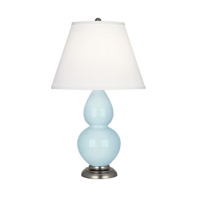 product image for baby blue glazed ceramic double gourd accent lamp by robert abbey ra 1689 6 36