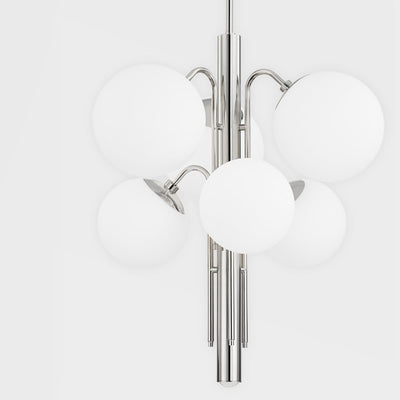 product image for ingrid 6 light chandelier by mitzi h504806 agb 3 51
