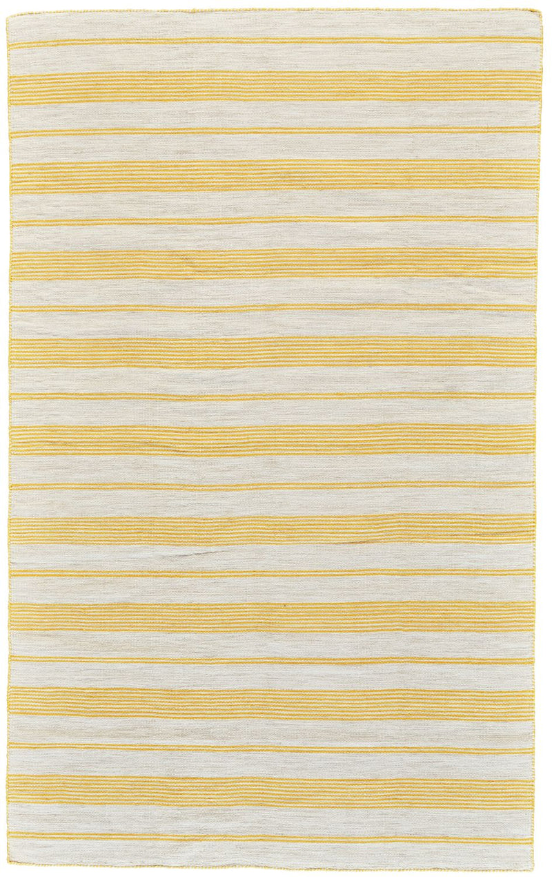 media image for Granberg Hand Woven Yellow and Ivory Rug by BD Fine Flatshot Image 1 291