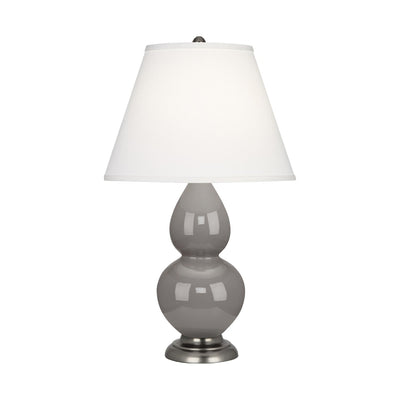 product image for smoky taupe glazed ceramic double gourd accent lamp by robert abbey ra 1768 6 49