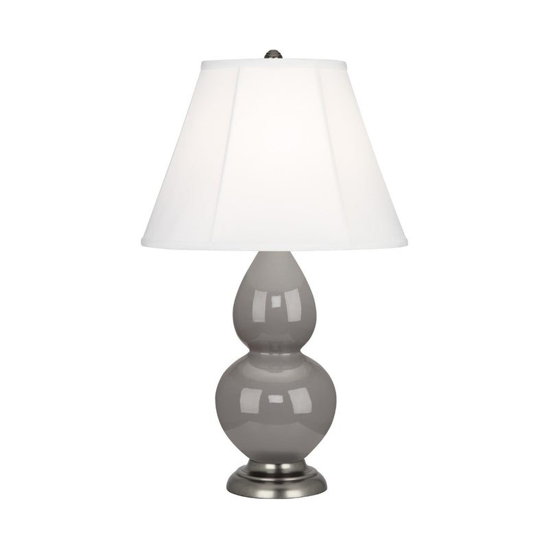 media image for smoky taupe glazed ceramic double gourd accent lamp by robert abbey ra 1768 5 268