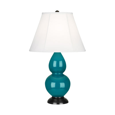 product image for peacock glazed ceramic double gourd accent lamp by robert abbey ra 1771 5 67