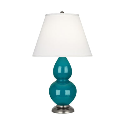 product image for peacock glazed ceramic double gourd accent lamp by robert abbey ra 1771 4 9