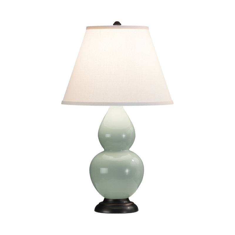 media image for celadon glazed ceramic double gourd accent lamp by robert abbey ra 1786 6 290