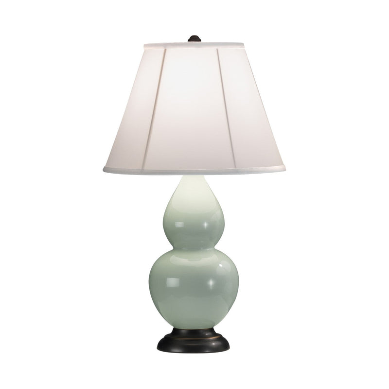 media image for celadon glazed ceramic double gourd accent lamp by robert abbey ra 1786 5 21