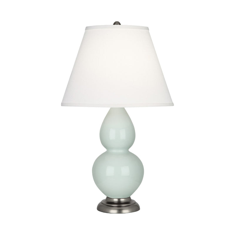 media image for celadon glazed ceramic double gourd accent lamp by robert abbey ra 1786 4 21