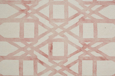 product image for Marengo Hand Tufted Pink and Ivory Rug by BD Fine Texture Image 1 0