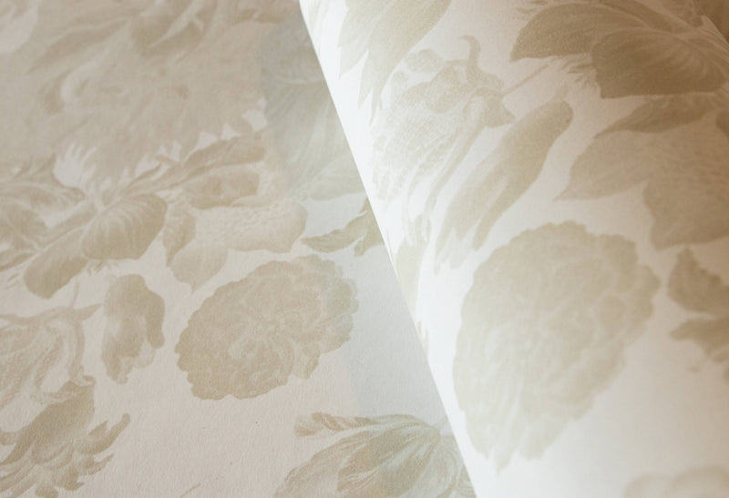 media image for Flower Rain Almond Wall Mural from the Tropical Collection by Galerie Wallcoverings 230