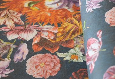 product image for Flower Rain Blueberry Wall Mural from the Tropical Collection by Galerie Wallcoverings 73