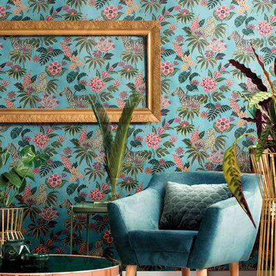 product image for Into the Wild Blue Wallpaper from the Into the Wild Collection by Galerie Wallcoverings 43
