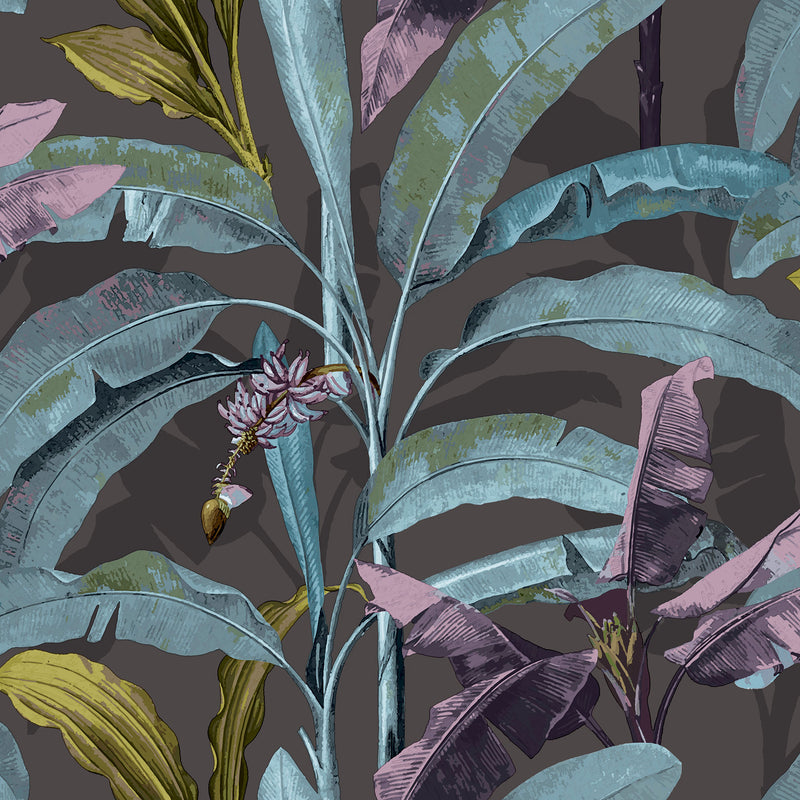 media image for Banana Tree Brown Wallpaper from the Into the Wild Collection by Galerie Wallcoverings 261